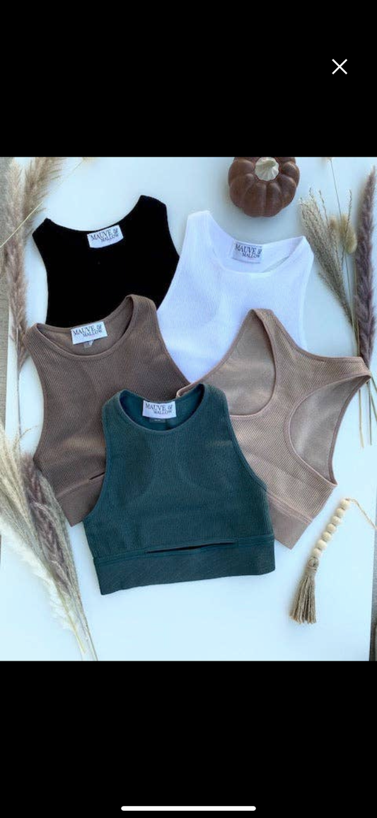 Slit Crop Top