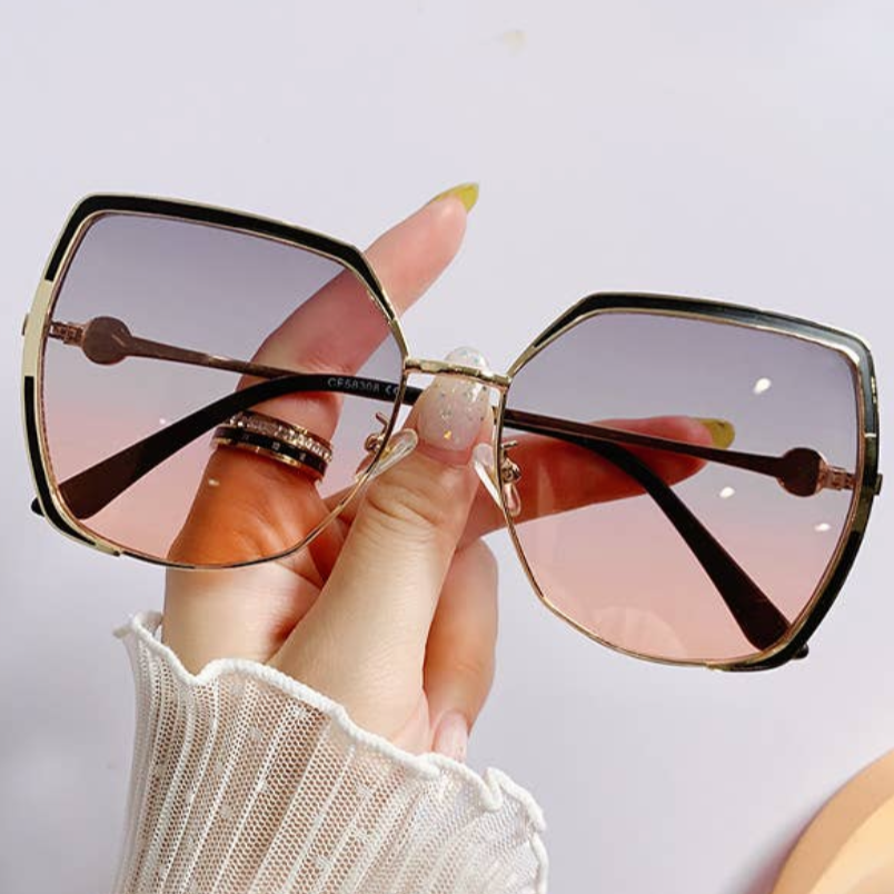 Metal Gradient Anti-UV Sunnies